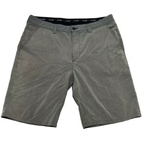 Travis Mathew Golf Shorts Pinstriped Flat Front‎ Stretch Performance Men’s Sz 36